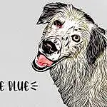 Dog, Dog breed, Carnivore, Jaw, Art, Working Animal, Snout, Font, Shout, Fang, Painting, Companion dog, Illustration, Terrestrial Animal, Drawing, Canidae, Furry friends, Visual Arts, Rectangle