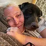 Nose, Dog, Smile, Ear, Jaw, Happy, Gesture, Dog breed, Carnivore, Fawn, Comfort, Companion dog, Working Animal, Selfie, Wrinkle, Fun, Sitting, Furry friends, Love, Guard Dog